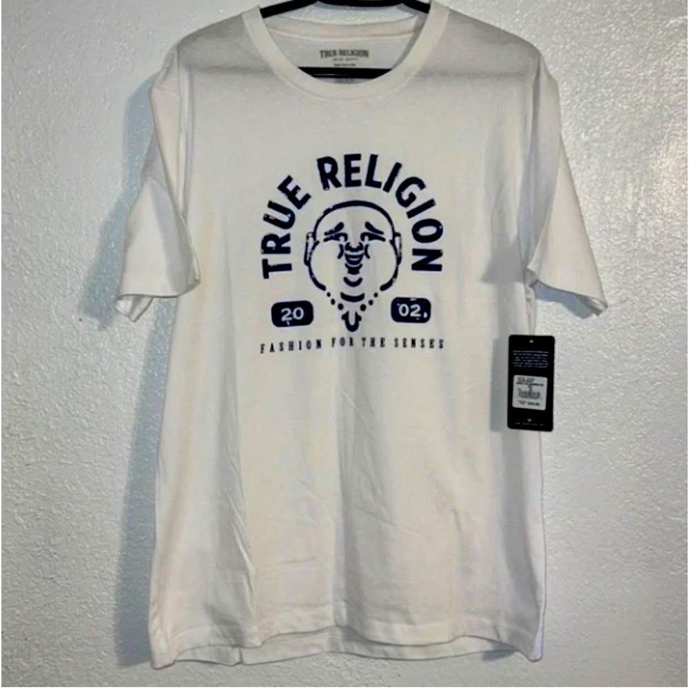 NWT TRUE RELIGION LOGO TEE SHIRT. UNISEX. XL